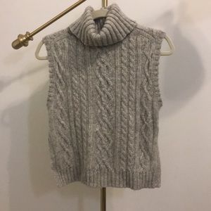 Madewell Turtleneck Sleeveless Sweater